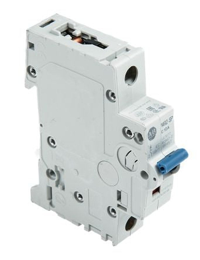 Allen Bradley 1492-SPM Miniature Circuit Breaker, 1-Pole, 10A, Type C, 277V ac AC, 48 V dc DC, 10 kA Breaking Capacity