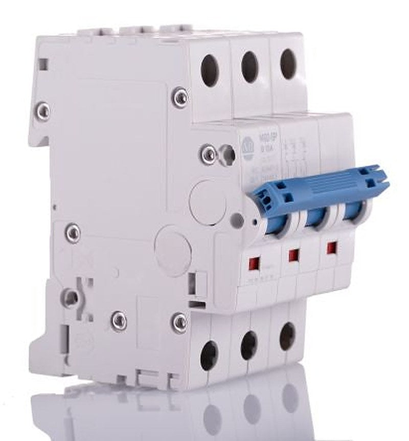 Allen Bradley 1492-SPM 1492-SPM Miniature Circuit Breaker, 3-Pole, 13A, Type B, 480V ac AC, 96 V dc DC, 15 kA Breaking