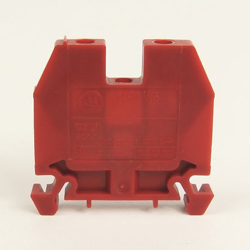 Allen Bradley 1492-W6-RE 1492-W Series Feed Through Terminal Block Red, 6mm², Screw