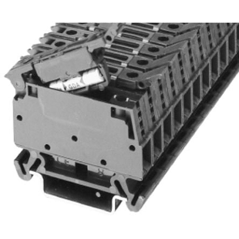 Allen Bradley 1492-WFB4 1492-W Series Feed Through Terminal Block Black, 4mm² Fused, Screw
