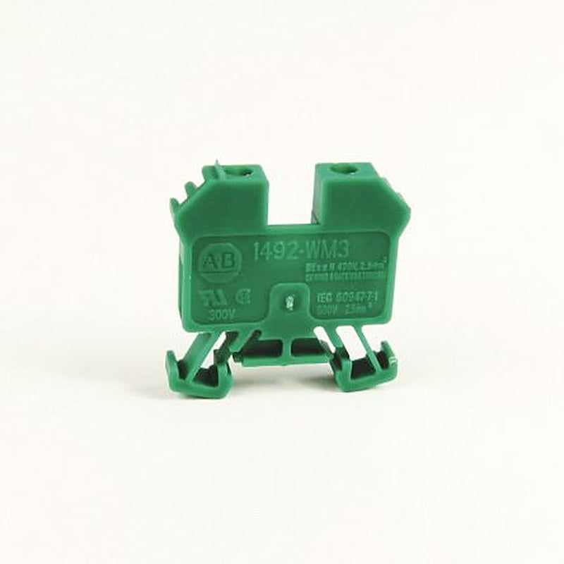 Allen Bradley 1492-WM3 1492-W Series Feed Through Terminal Block Grey, 2.5mm², Screw