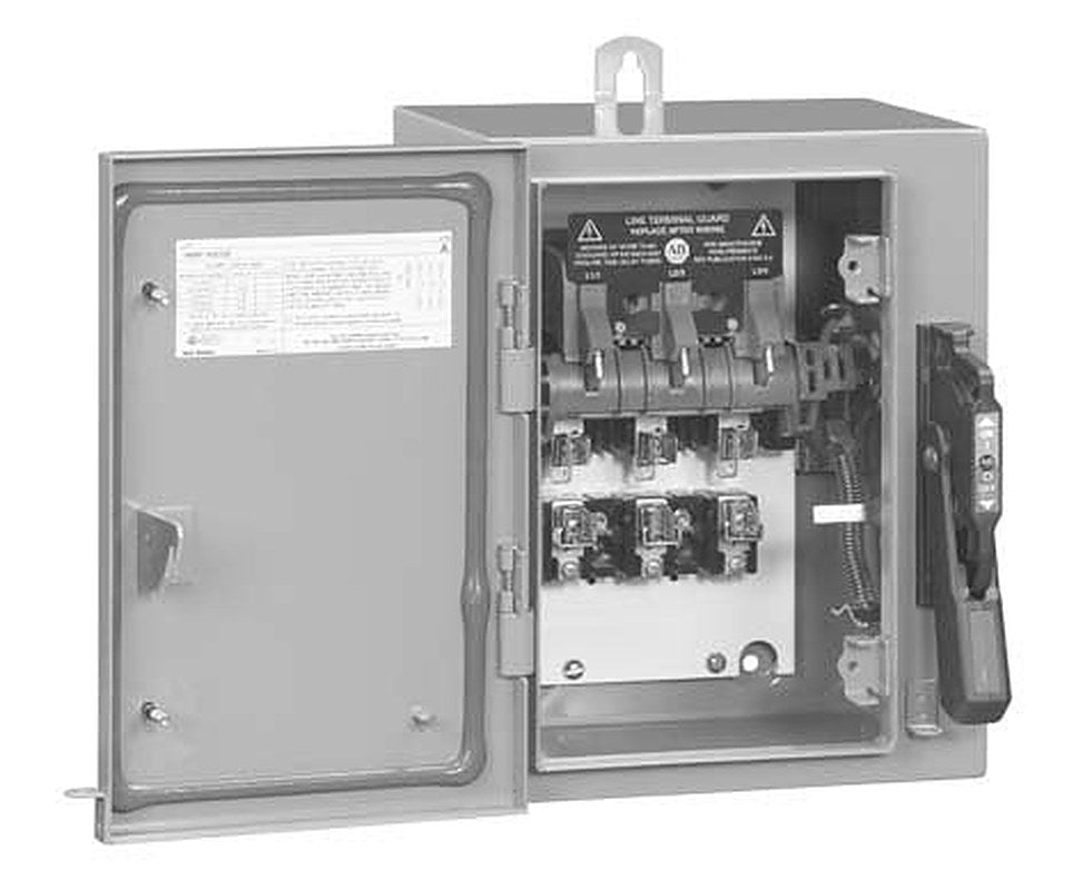 1494GY Enclosed Disconnect Switches, Extra Capacity, , , , Three Phase, Non-Fusible, 200A, Type 3R/4/12 - Enclosure Code F, 3 pole, three phase, Non-Fusible, Non-fusible