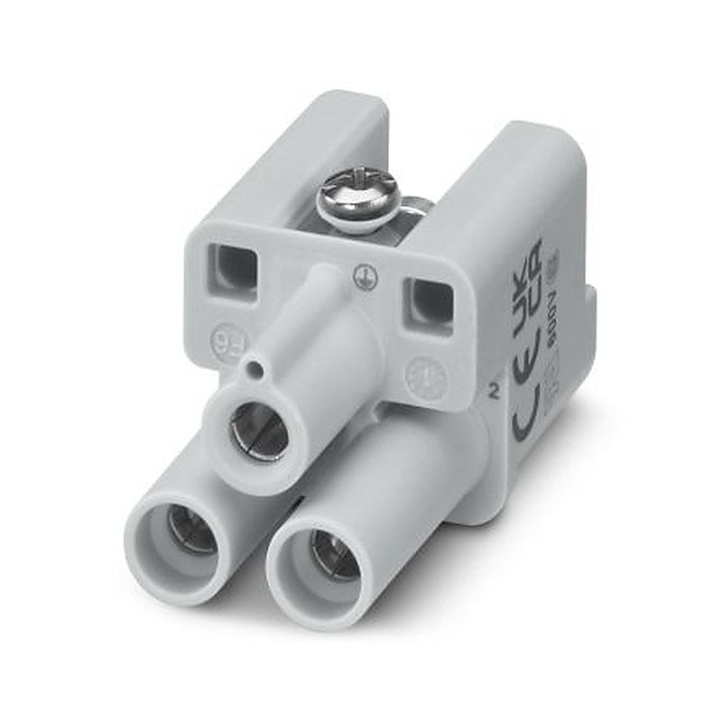 Phoenix Contact Heavy Duty Power Connector Insert, 40A, HC-Q Series Female, 2 Contacts