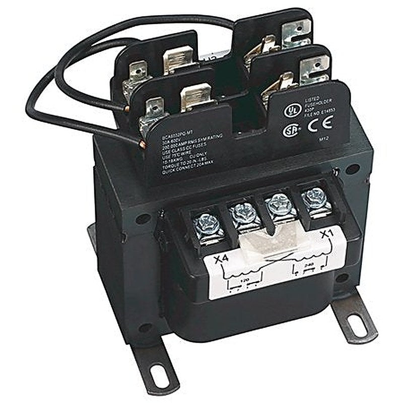 1497B - CCT, 100VA, 120x240V 60Hz Primary, 0 Primary - 0 Secondary Fuse Blocks