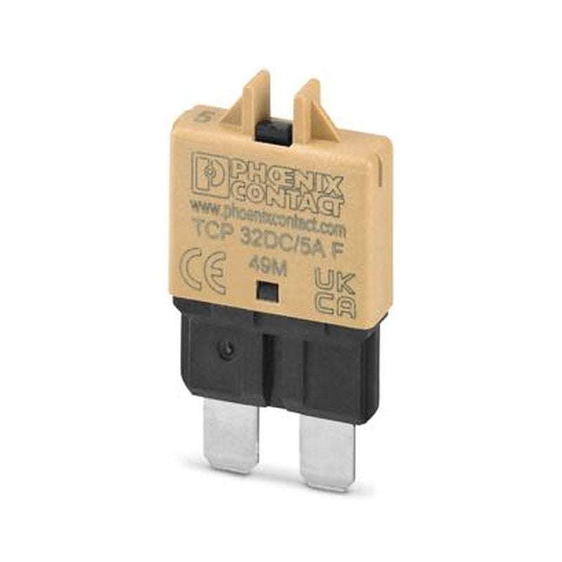 Phoenix Contact TCP Thermal Circuit Breaker - 1-Pole, On Base Element, 5A Current Rating, 2000 A, 32 V dc