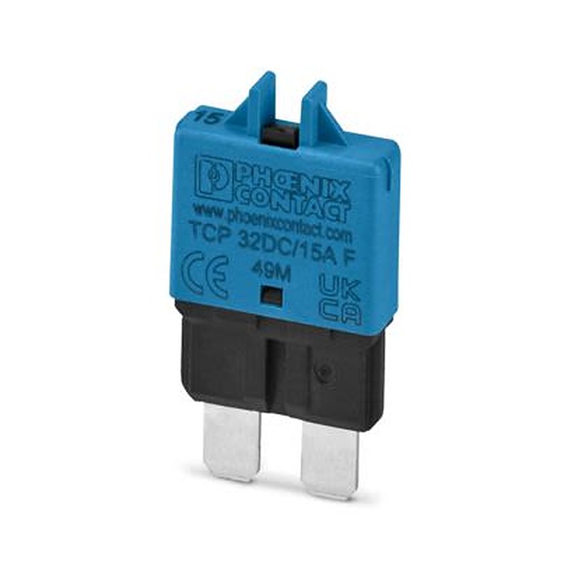 Phoenix Contact TCP Thermal Circuit Breaker - 1-Pole, On Base Element, 15A Current Rating, 2000 A, 32 V dc