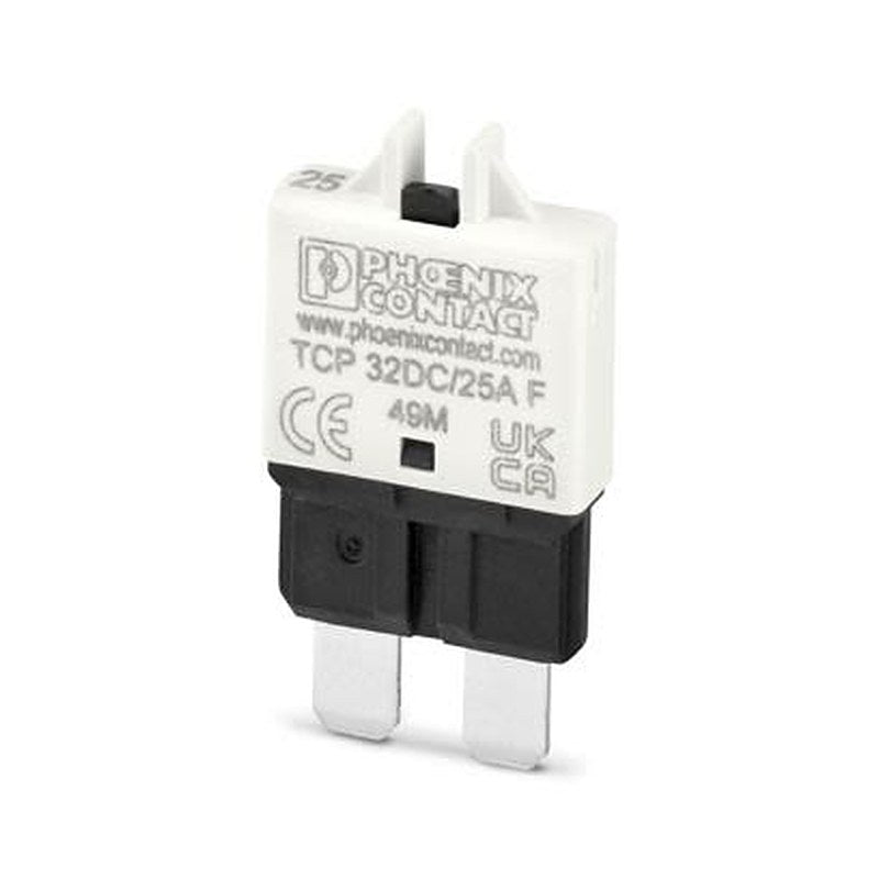 Phoenix Contact TCP Thermal Circuit Breaker - 1-Pole, On Base Element, 25A Current Rating, 2000 A, 32 V dc