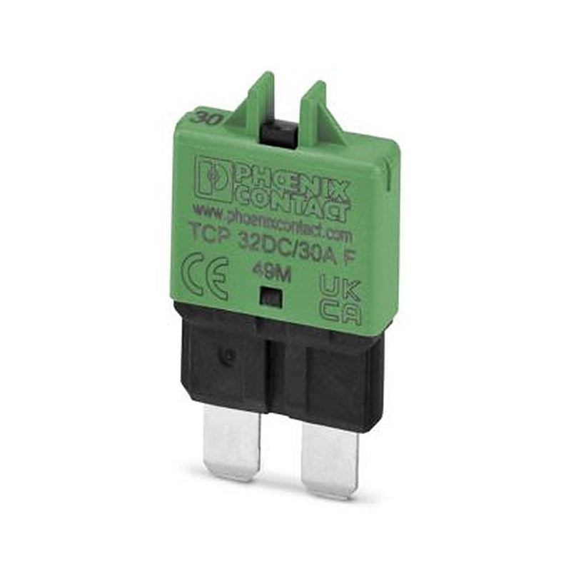 Phoenix Contact TCP Thermal Circuit Breaker - 1-Pole, On Base Element, 30A Current Rating, 2000 A, 32 V dc