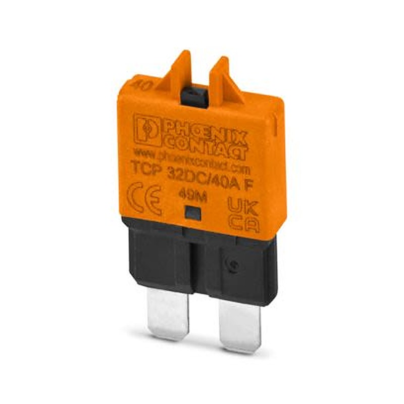 Phoenix Contact TCP Thermal Circuit Breaker - 1-Pole, On Base Element, 40A Current Rating, 2000 A, 32 V dc