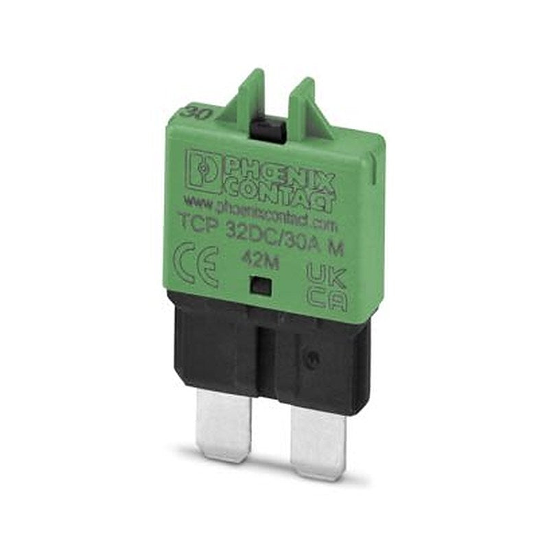 Phoenix Contact TCP Thermal Circuit Breaker - 1-Pole, On Base Element, 30A Current Rating, 2000 A, 32 V dc