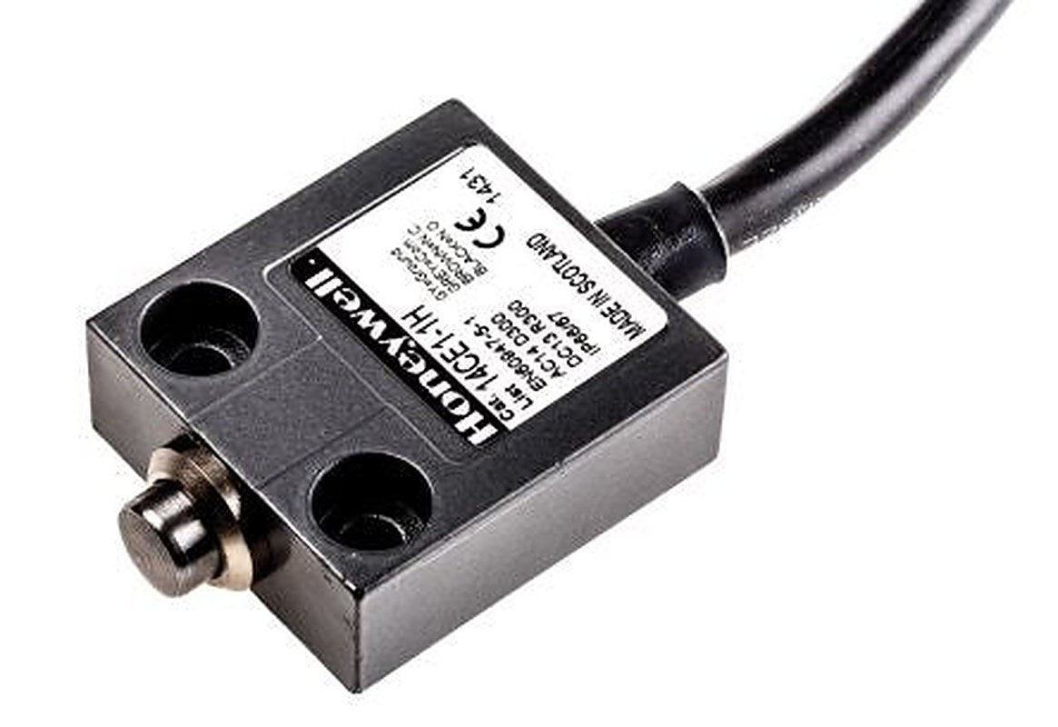 Honeywell 14CE Series Plunger Limit Switch, SPDT, IP65, IP66, IP67, IP68, Die Cast Zinc Housing, 250V ac, 5A