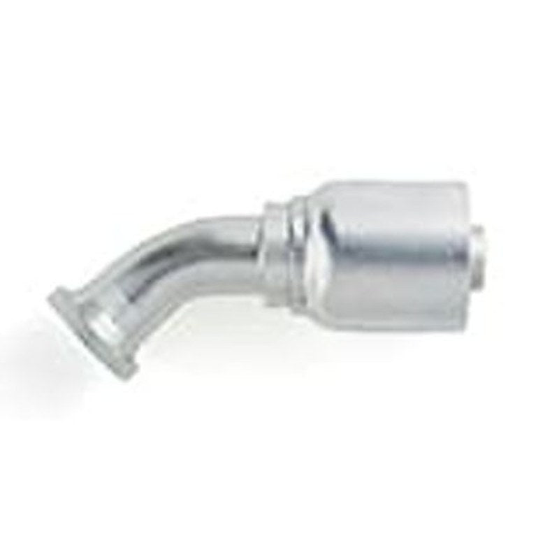 Parker, 14F77-24-20 Stainless Steel Steel Hydraulic Fitting, 45 °, DKJ 45° 1.5in