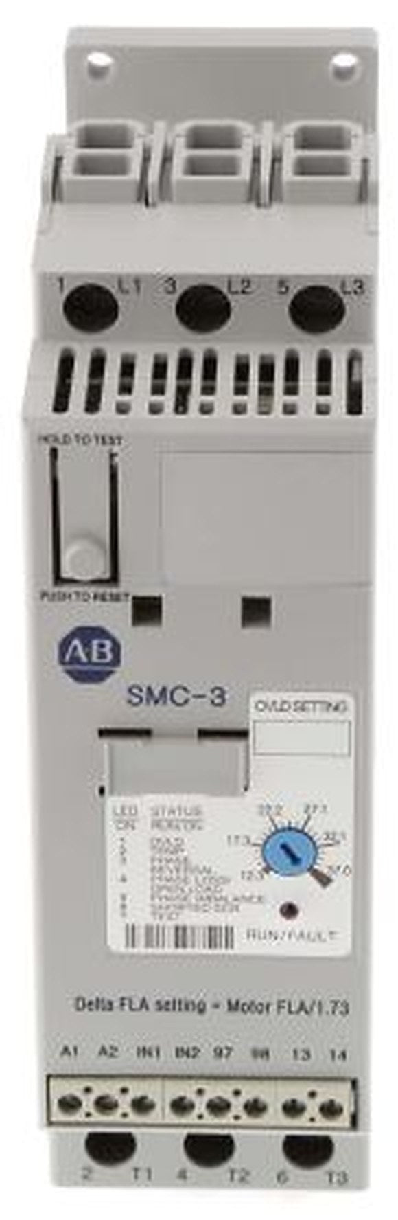 Allen Bradley SMC-3 Soft Starter 460V ac, 18.5 kW, 3 Phase, IP2X