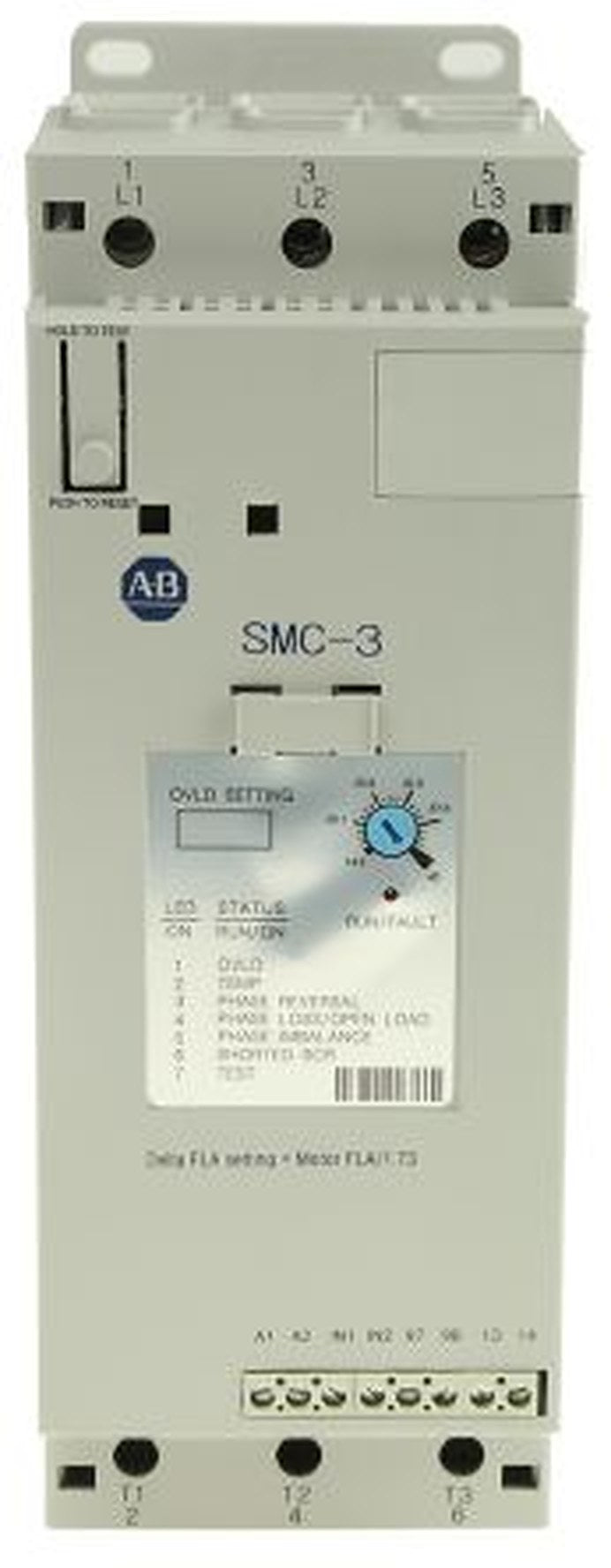 Allen Bradley SMC-3 Soft Starter 460V ac, 22 kW, 3 Phase, IP2X