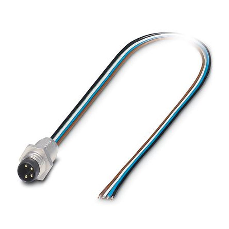 Phoenix Contact Male 4 way Straight to Sensor Actuator Cable, 500 mm