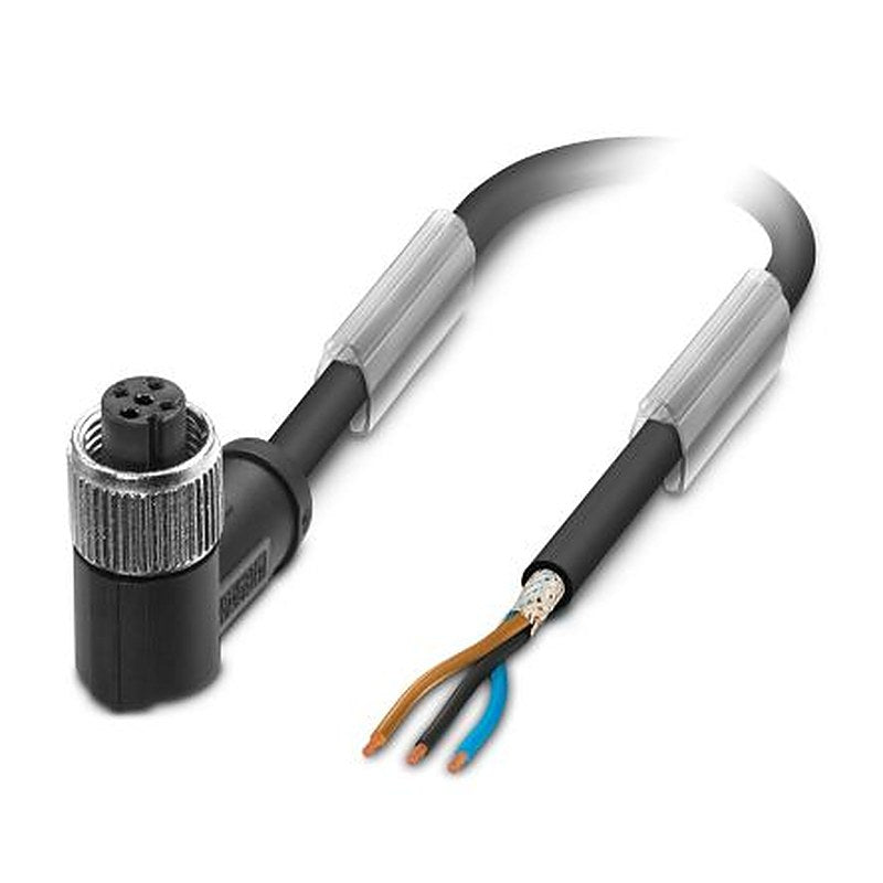 Phoenix Contact Female 3 way Right Angle to Unterminated 3 way Unterminated Sensor Actuator Cable, 10 m