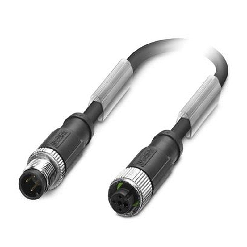Phoenix Contact Male 3 way M12, Straight to Female 3 way M12, Straight Sensor Actuator Cable, 300 mm