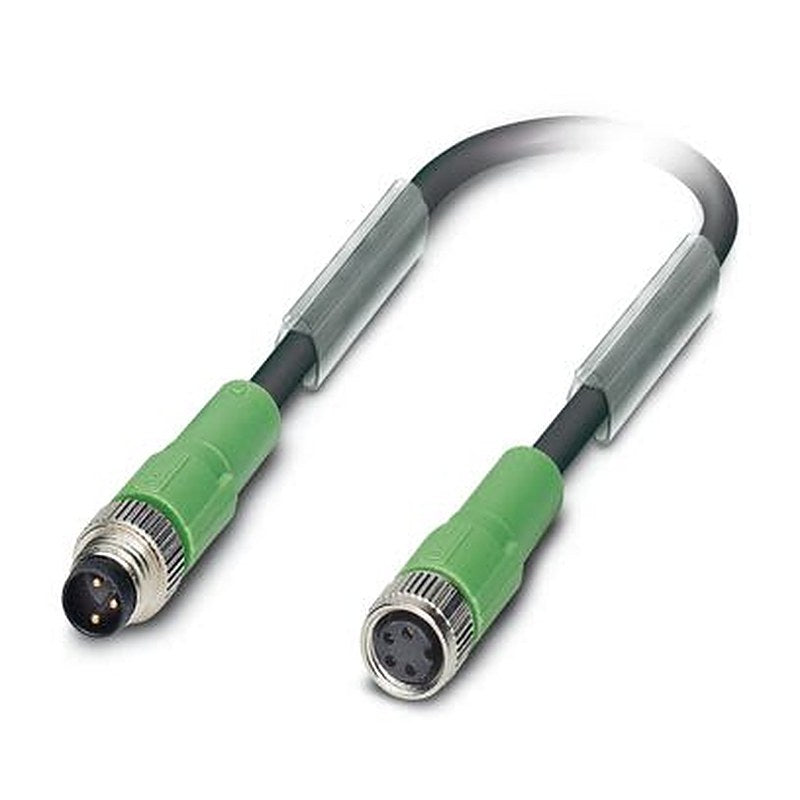 Phoenix Contact Male 3 way Straight to Female 4 way Straight Sensor Actuator Cable, 1.5 m