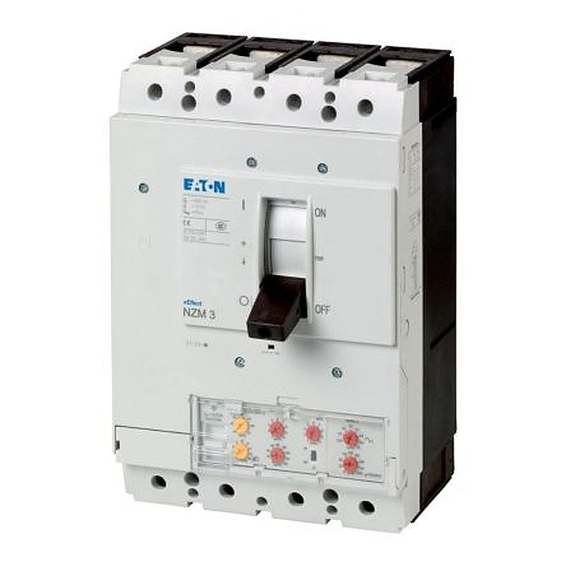 Eaton, NZM, NZM Molded Case Circuit Breaker 4-Pole 400A, Breaking Capacity 9 kA, Plug-in