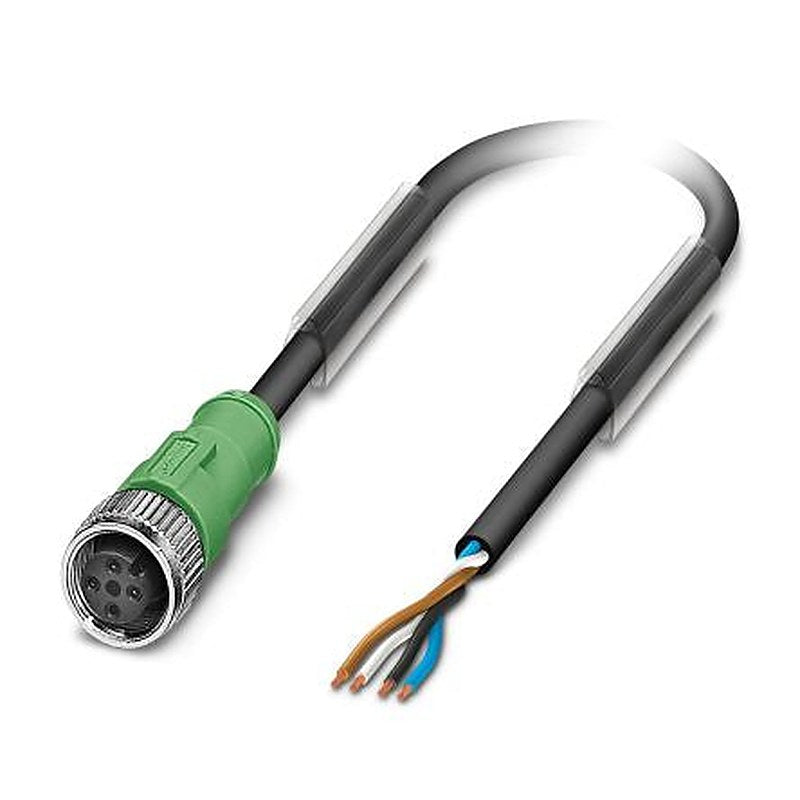 Phoenix Contact Female 5 way M12, Straight to Unterminated Sensor Actuator Cable, 15 m