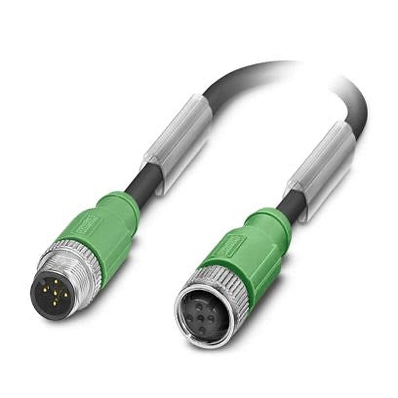 Phoenix Contact Male 5 way Straight to Female 5 way Straight Sensor Actuator Cable, 4 m
