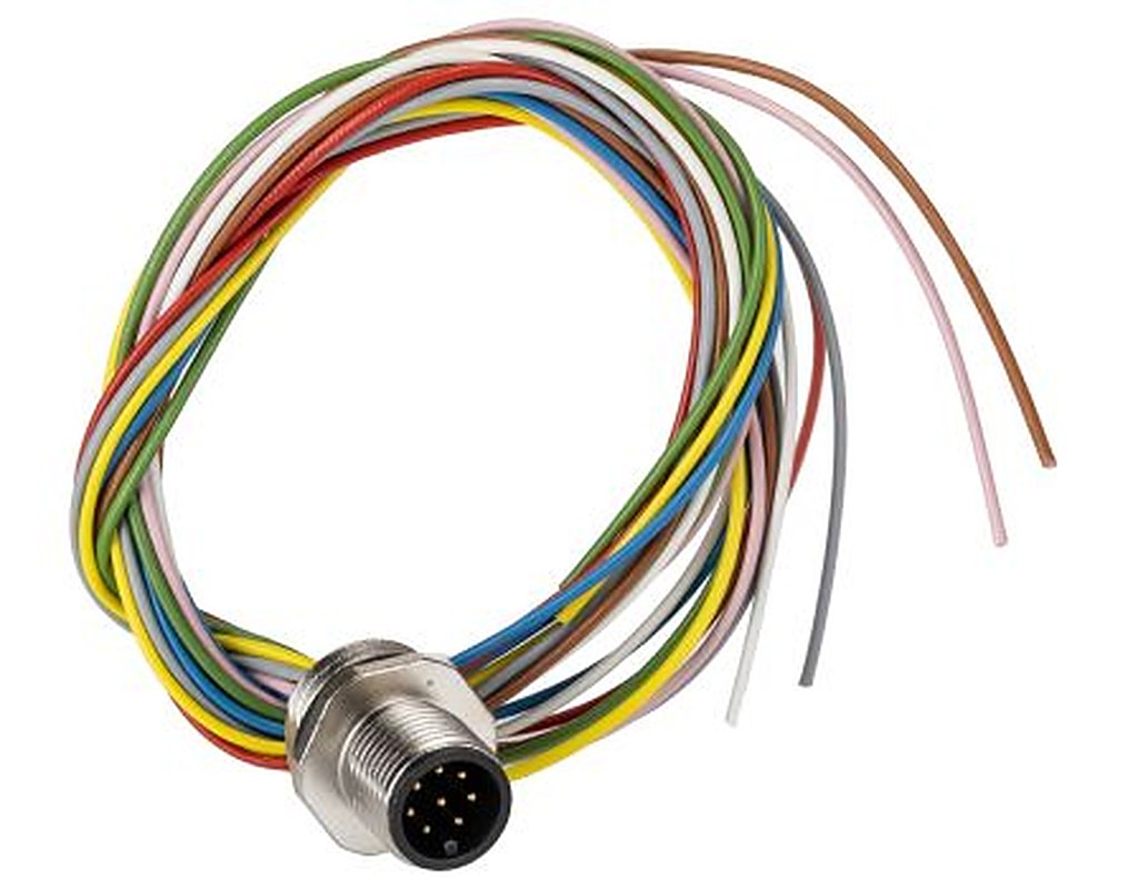 Phoenix Contact Circular Connector, 8 Contacts, Front, M12 Connector, Socket, Male, IP67