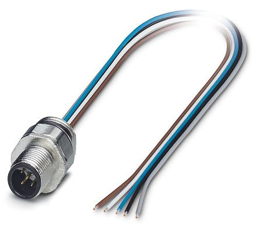 Phoenix Contact Circular Connector, 5 Contacts, Bulkhead Mount, M12 Connector, Socket, Male, IP67, SACC Series