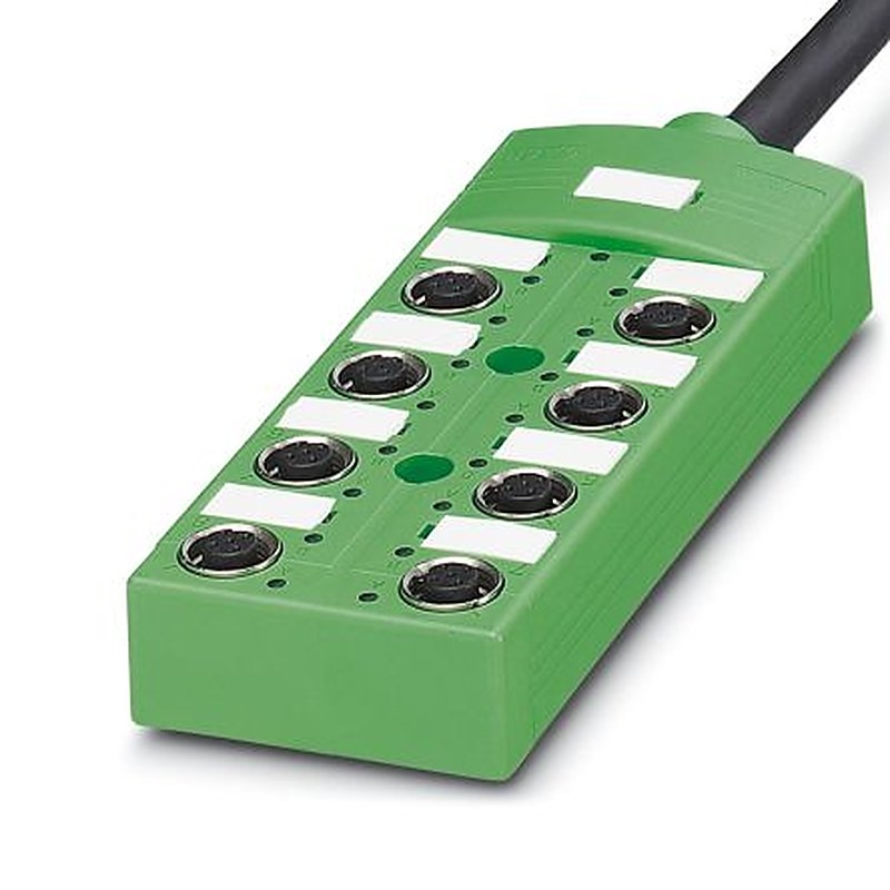 Phoenix Contact 15170 Series Sensor Hub, 8 Port, M12, 5 m