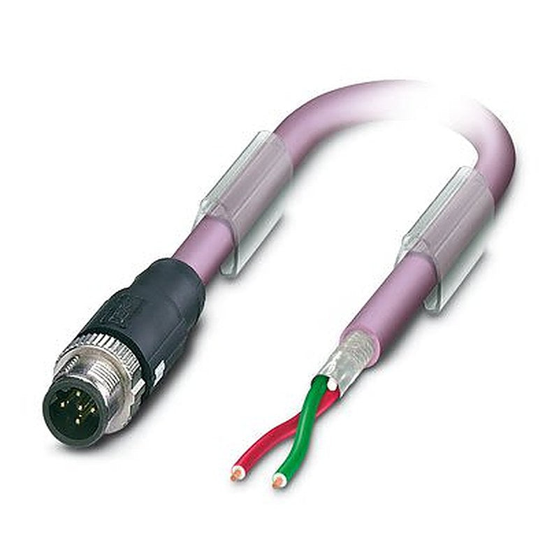 Phoenix Contact Bus Bus Cable, 2 Cores, 0.25mm² 24 AWG, Screened, 5 m Polyurethane Sheath