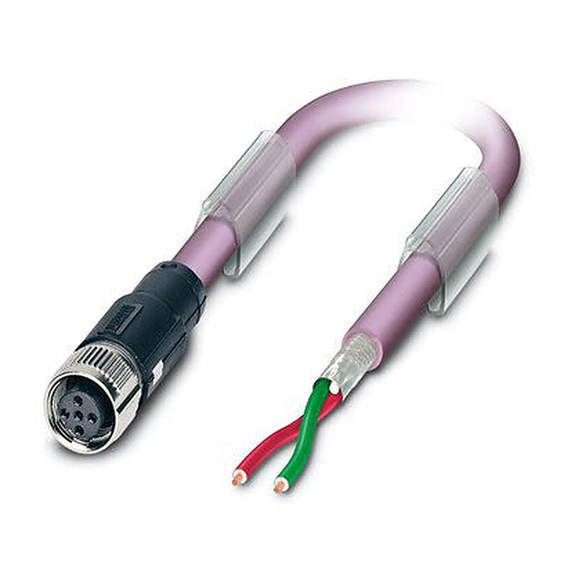 Phoenix Contact Bus Bus Cable, 2 Cores, 0.25mm² 24 AWG, Screened, 2 m Polyurethane Sheath