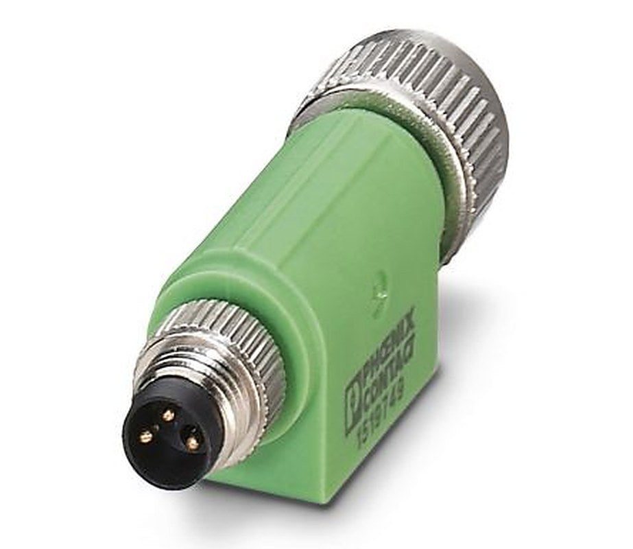 Phoenix Contact Straight Circular Connector Adapter 3 M8 Male 3 M12 Female