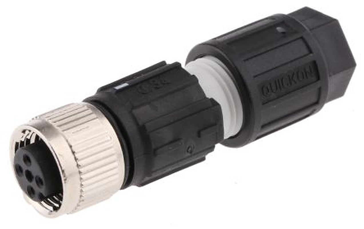 Phoenix Contact Circular Connector, 4 Contacts, Cable, M12 Connector, Socket, Female, IP65, IP67, SACC-FS Series
