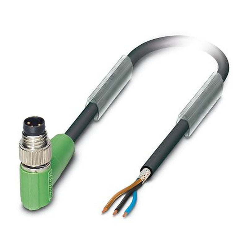 Phoenix Contact Male 3 way M8 to 3 way Unterminated Sensor Actuator Cable, 3 m