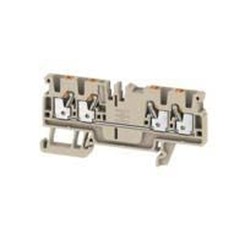 Weidmüller 1521690000 DIN Rail Terminal Block Beige, 2.5mm², 1-Level, Push-in, IECEx/ATEX