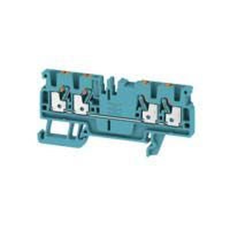 Weidmüller 1521700000 DIN Rail Terminal Block Blue, 2.5mm², 1-Level, Push-in