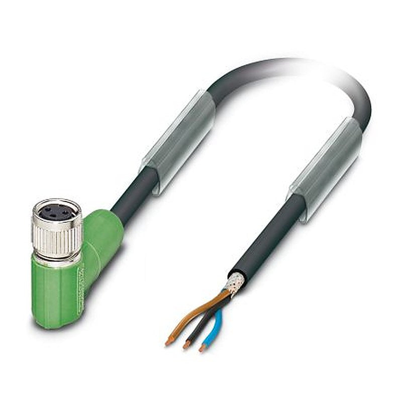 Phoenix Contact Female 3 way M8 to 3 way Unterminated Sensor Actuator Cable, 1.5 m