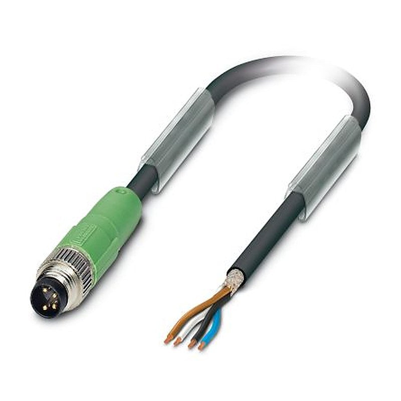 Phoenix Contact Male 4 way M8 to Unterminated Sensor Actuator Cable, 5 m