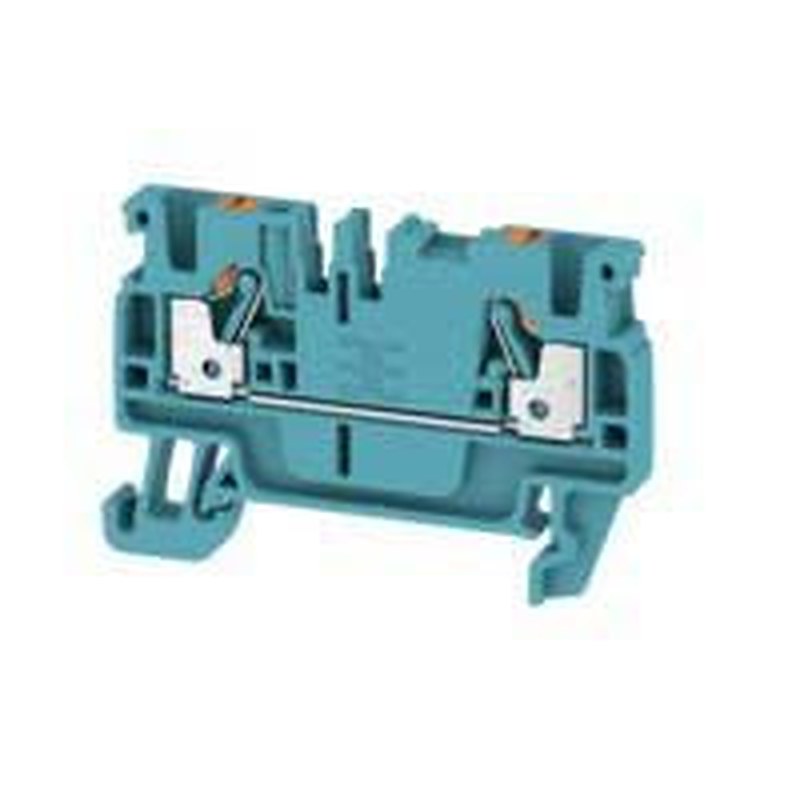 Weidmüller 1521880000 DIN Rail Terminal Block Blue, 2.5mm², 1-Level, Push-in