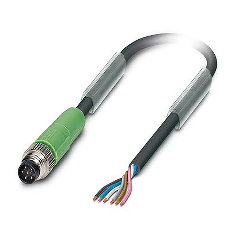 Phoenix Contact Male 6 way M8, M8, Straight, Straight to Straight Sensor Actuator Cable, 10 m