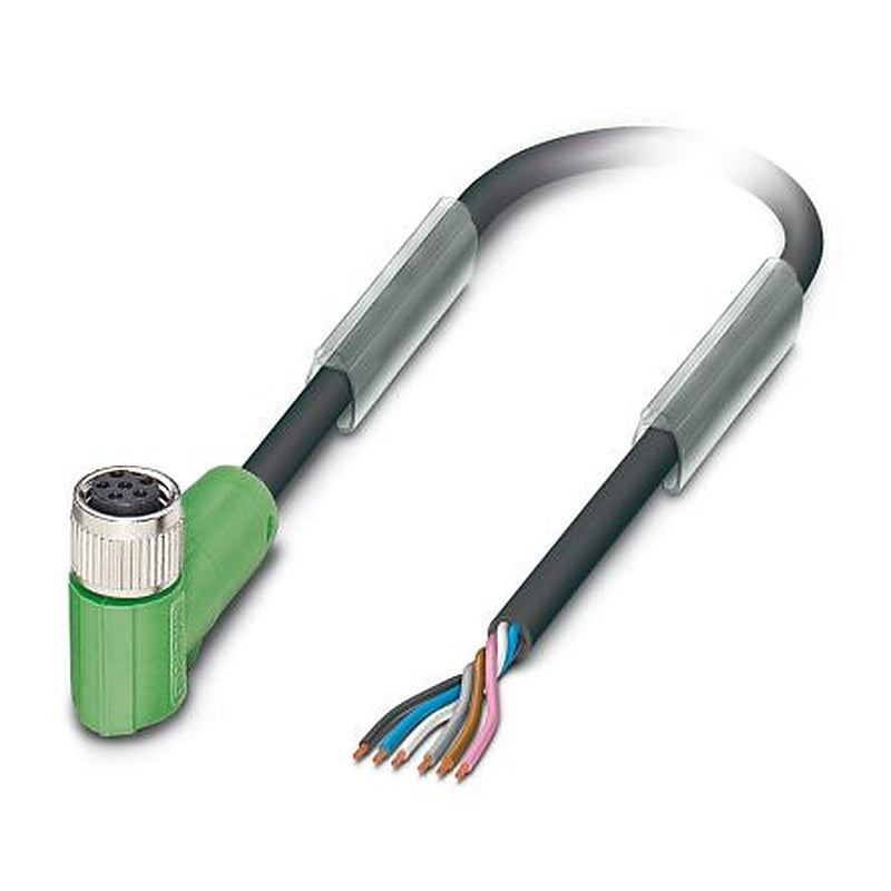 Phoenix Contact Female 6 way M8 to 6 way Unterminated Sensor Actuator Cable, 1.5 m