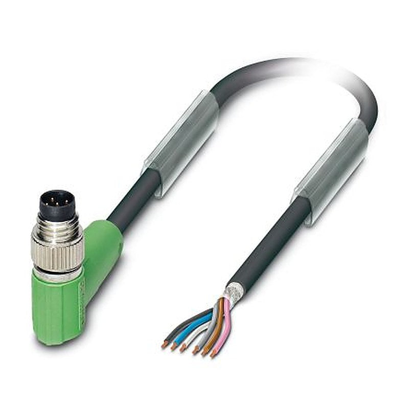 Phoenix Contact Male 6 way Right Angle to Unterminated Sensor Actuator Cable, 5 m