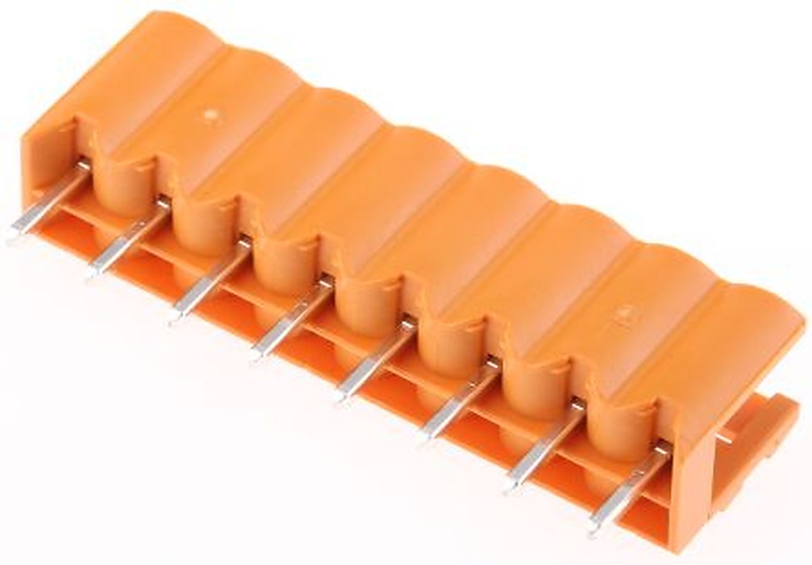 Weidmüller OMNIMATE SL Series Pluggable Terminal Block, 8-Contact, 5.08 mm Pitch, 1 Row, 1522460000