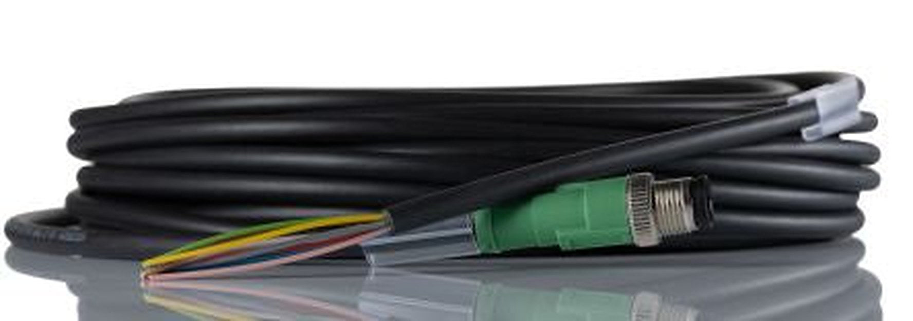 Phoenix Contact Male 8 way Straight to Unterminated Sensor Actuator Cable, 10 m