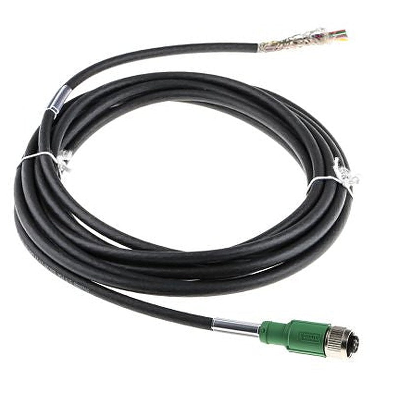 Phoenix Contact Female 8 way Straight to Unterminated Sensor Actuator Cable, 5 m