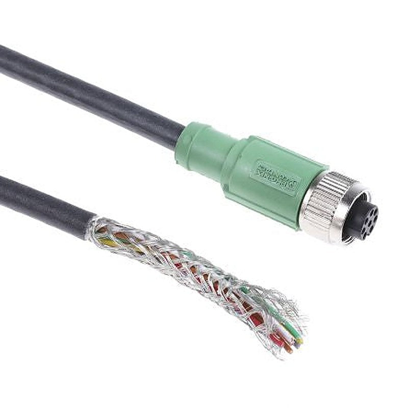 Phoenix Contact Female 8 way Straight to Unterminated Sensor Actuator Cable, 10 m