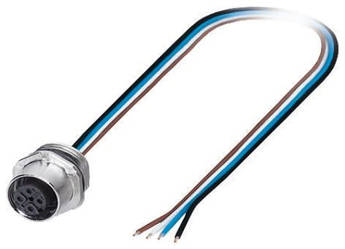 Phoenix Contact Male 8 way M12 to Unterminated 8 way Unterminated Sensor Actuator Cable, 500 mm