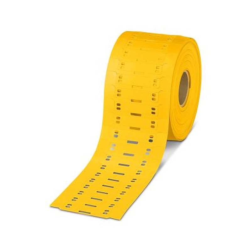 Phoenix Contact WMTB Cable Marker, Yellow, 1523621 Flame Retardant