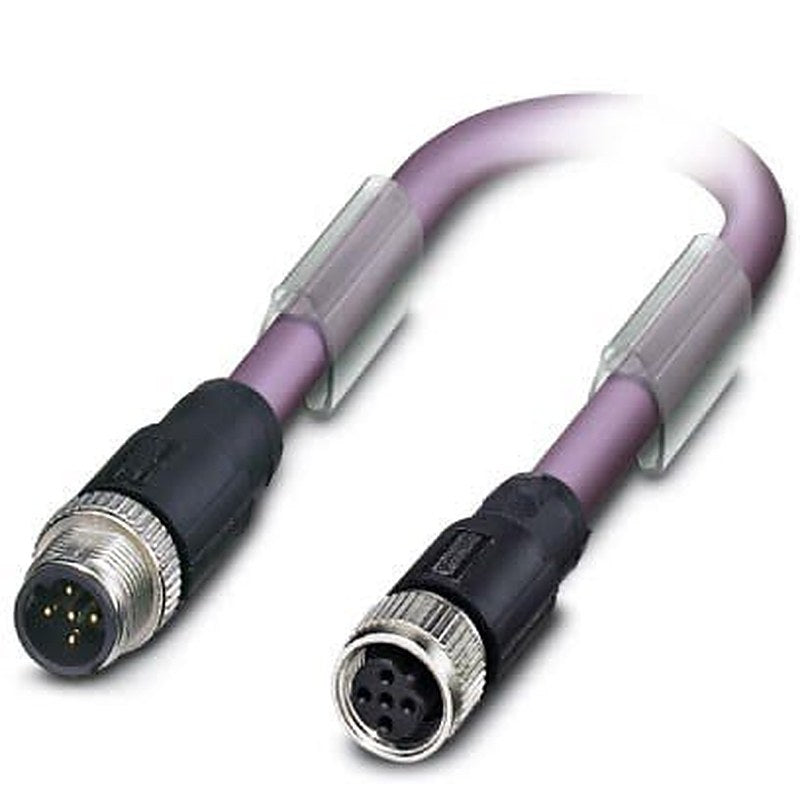 Phoenix Contact Female 5 way M12, Straight to Male 5 way M12, Straight Bus Cable, 20 m