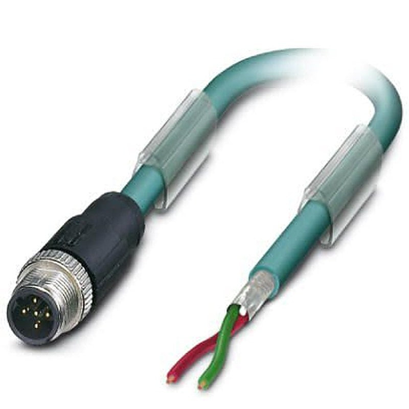 Phoenix Contact Male 5 way M12, Straight to Unterminated Bus Cable, 15 m