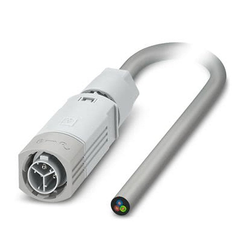 Phoenix Contact Male 3 way Push-Lock to 3 way Cable, 3 m